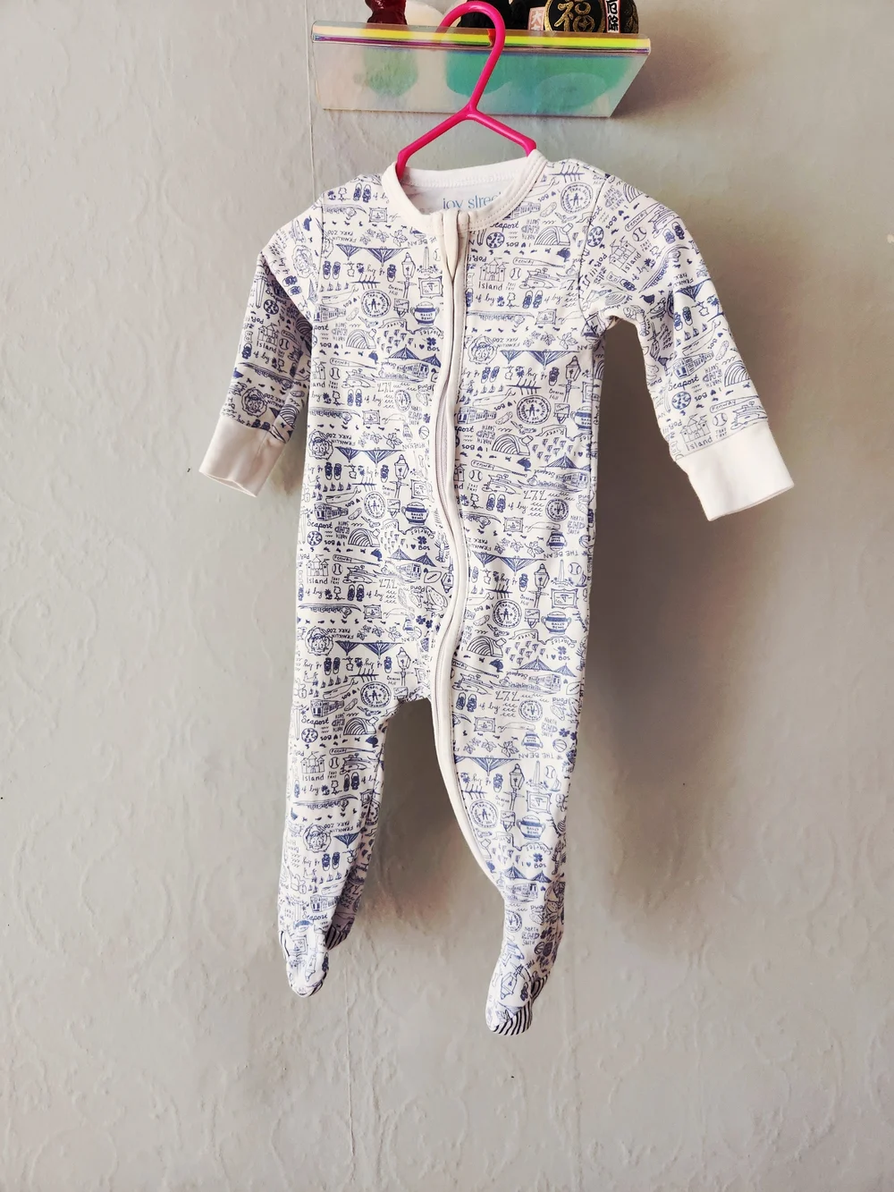 Joy Street 3-6 month Boston, MA themed Footie